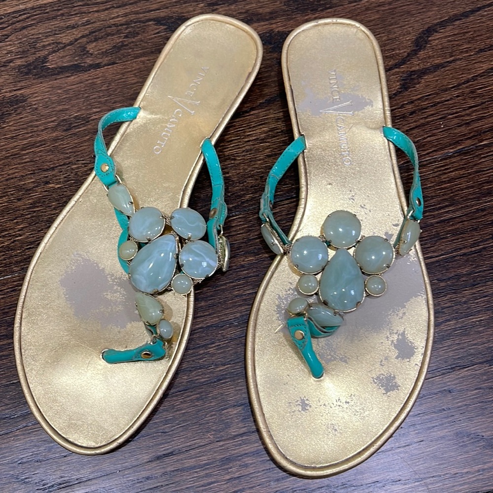 Vince Camuto jeweled sandals